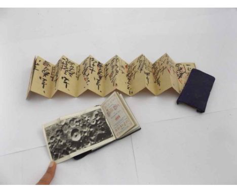 DE LA RUE'S IMPROVEMENT INDELIBLE DIARY AND MEMORANDUM BOOK 1866, folding frontis, small format, original limp calf wallet st