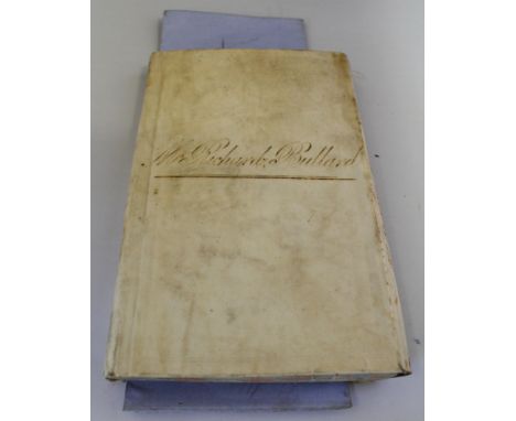 NORWICH CROWN BANK AND NORFOLK AND SUFFOLK BANK, account book of Mr Richard Bullard, manuscript account entries dated 1853-18