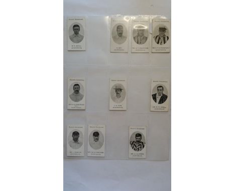 TADDY, County Cricketers, Leicestershire, part set, inc. Astill, Coe, R T Crawford, V W S Crawford, Hazlerigg, King, Odell, S