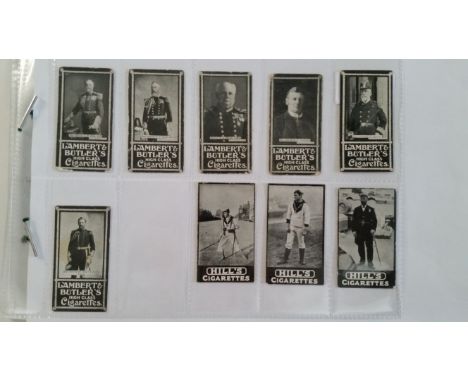 MIXED, mainly Nautical/Navy themed, part sets, inc. Lambert &amp; Butler Admirals (6), various brands; Hill Naval Series nos.