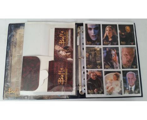 IKON, Buffy The Vampire Slayer 2003, complete base set &amp; extras, inc. advertising and promo leaflet, flattened retail box