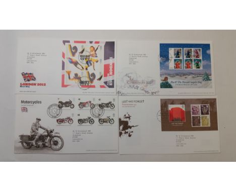 COMMEMORATIVE COVERS, first day cover mixed selection, inc. London 2012 (4), Christmas 2007 (12), Changing Tastes in Britain 