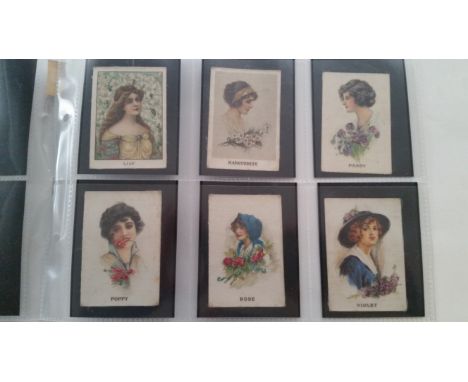 TRADE, silks, My Weekly, Floral Beauties, unnumbered, M size, minor fraying &amp; staining, G to VG, 12