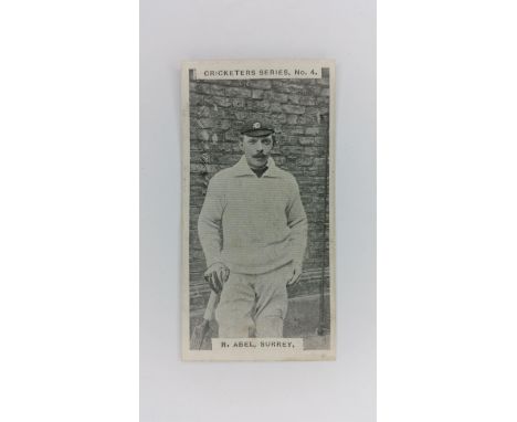 FAULKNER, Cricketers Series, no. 4 R Abel, Surrey, near VG