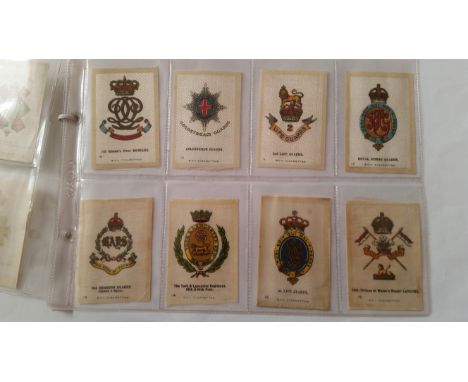 PHILLIPS, BDV issue, silks, Crests &amp; Badges Of The British Army, Set C, numbered, complete, M size, some fraying &amp; st