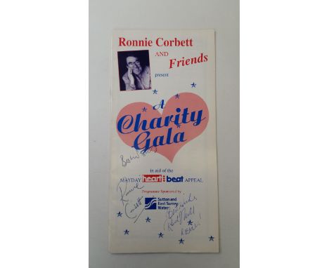 COMEDY, signed selection, inc. programme signed by Ronnie Corbett &amp; Rod Hull, newspaper cut out signed by Spike Milligan 