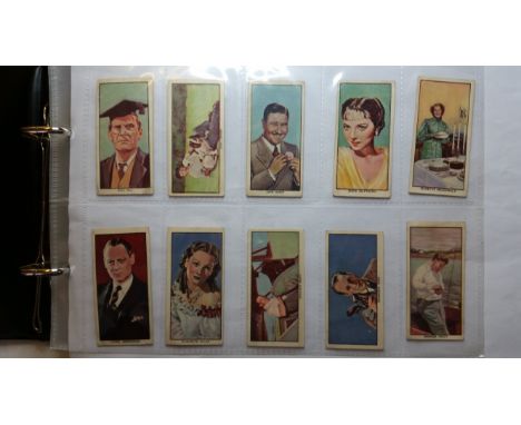 CINEMA, complete, part sets &amp; odds, inc. complete, Mars Famous Film Stars; part sets &amp; odds, The Girls Friend (6, sil