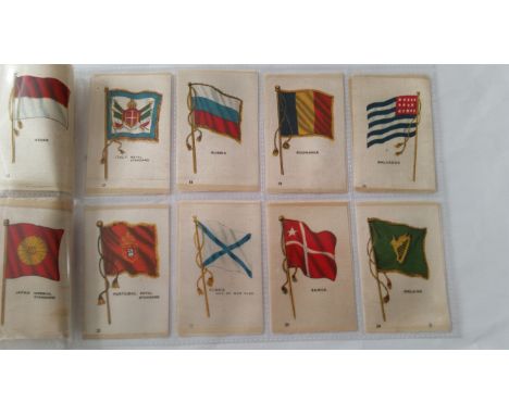 PHILLIPS, silks, Flags, Set 4A, numbered, anon., complete, M size, long, some fraying &amp; staining, G to VG, 143*