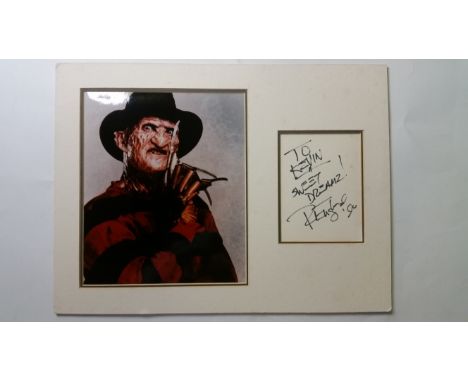 ENTERTAINMENT, signed selection, inc. FoH still by Liam Neeson (Schindler's List), FoH still by Scott Valentine (My Demon's L
