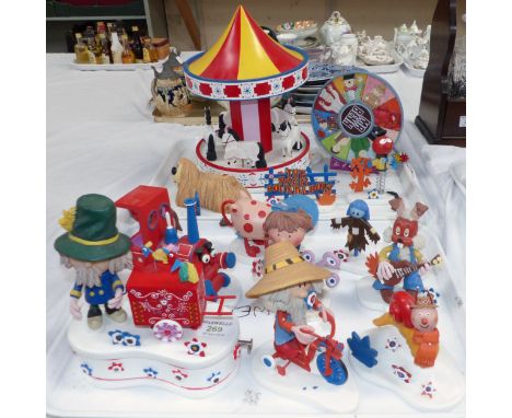 Twelve 'The Magic Roundabout" figures designed by Robert Harrop, including musical roundabout; "Mr Rusty"; and limited editio