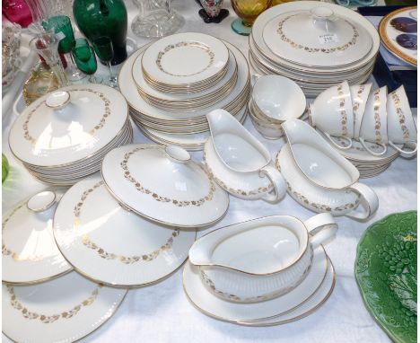 A Royal Doulton 'Fairfax' part dinner and tea service, including tureens; etc., 45 pieces approx