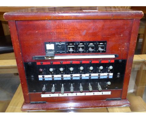 A vintage 4 line telephone exchange