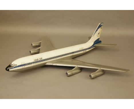 An 'Iran Air' model of an aircraft, by Westway Models, 183cm long
