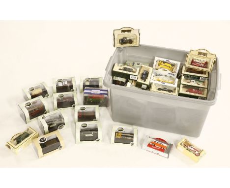A quantity of boxed Oxford Commercials die cast model motor vehicles, together with a small collection of Days Gone die cast 