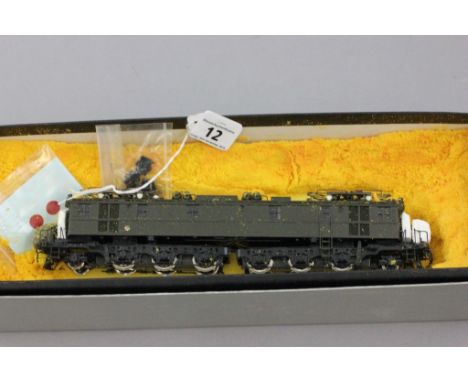 Boxed HO scale Brass Tenshodo GN 1-C+-1 Class Y-1 Electric Loco No. 168 made in Japan with paperwork, in excellent condition 