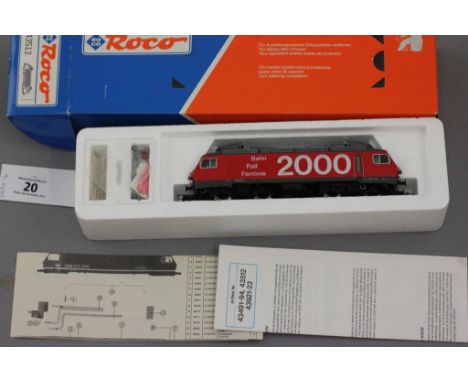 Boxed Roco HO scale 43512 Locomotive Reihe Re 4/4IV with instructions