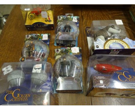 Seven boxed & carded The Golden Compass figures and vehicles to include Corgi x 3 and Pop Co x 4 all unopened 