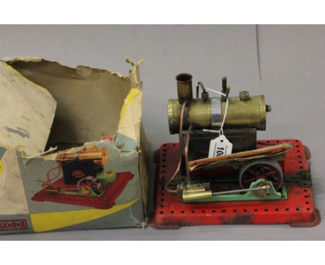 Mamod SE2 Stationary Live Steam Engine with very tatty box and information leaflet