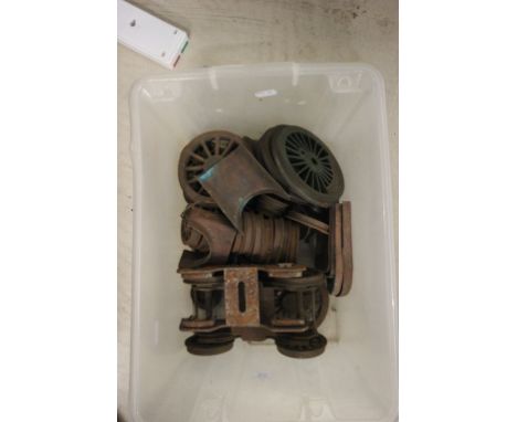 Model Railway - Collection of live steam castings accessories and items including various scales