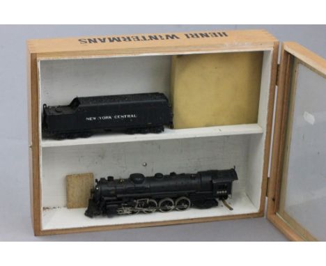 American HO scale Brass Tenshodo New York Central locomotive 4-8-2 factory painted in Henri Wintermans case