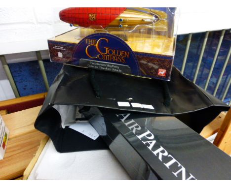 Boxed Corgi The Golden Compass Zeppelin Sky Ferry  Magislerium, Atlas plane set in polystyrene and boxed and sealed Air Partn