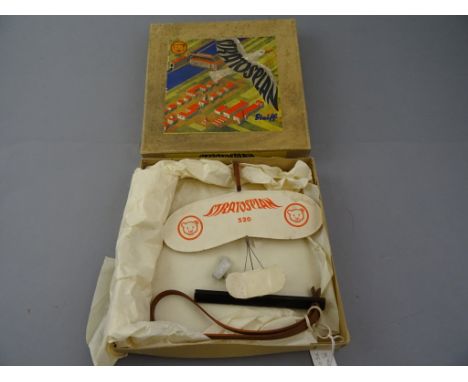 Steiff Strasosplan made c1950's original boy marked 530 but model marked 520 as issued by Steiff with catapult 
