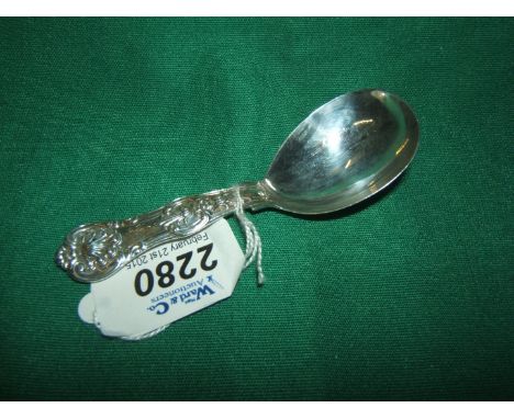A Silver Victorian Caddy Spoon, London