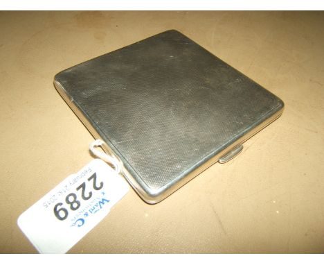 An Aspreys Silver Cigarette Case, Chester 1922