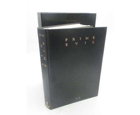Winter (Douglas E., editor). Prime Evil, Bantam Press, [1988], colour illustrations by Thomas Canty, original black morocco c