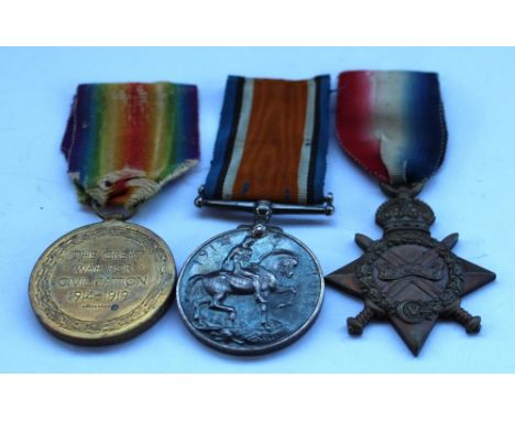 WWI trio attributed to K. 17932 TR Gilbert Stoker RN. 