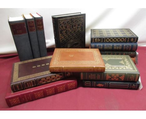 Collection of Franklin Library, Easton Press, and Nonesuch press books inc.. Melville(Herman) Moby Dick, The Analects of Conf