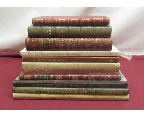 Gray(Thomas) Poems, Medici Society, 1928, Lockhart(R.H.Bruce) Jan Masaryk a personal memoir, the Dropmore Press, Editor: Fari