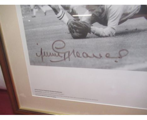 Jimmy Greaves England's Greatest Goalscorer, signed limited edition print, 