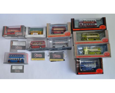 10 boxed/cased 1/76 scale die-cast bus models, mostly Scottish themed including 4 limited edition Corgi 'The Original Omnibus