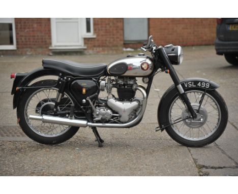 BSA A10 "Golden Flash" 1958 650cc Motorcycle, first registered on the 11th June 1958. The motorcycle has since been restored 