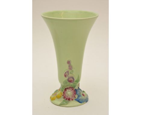 A Clarice Cliff "my garden" pattern vase 