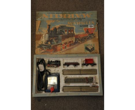 Marklin Guterzug rare 1950s train set in original box 