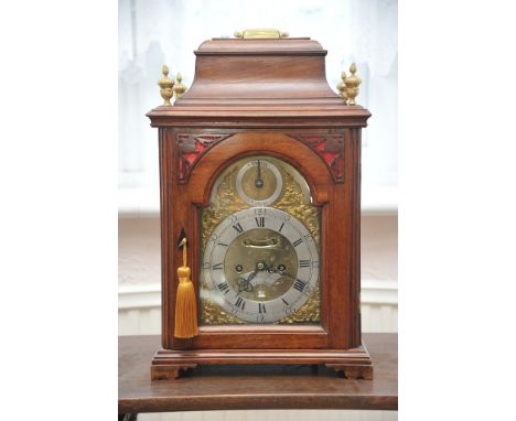 A George III Scottish bracket clock maker William Robb Montrose With an eight day going movement striking on a single bell, T