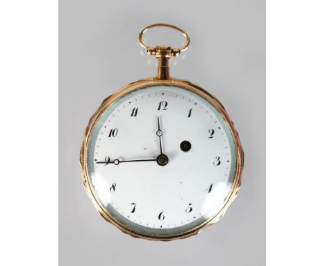 A VERY GOOD 18CT GOLD REPEATER POCKET WATCH.