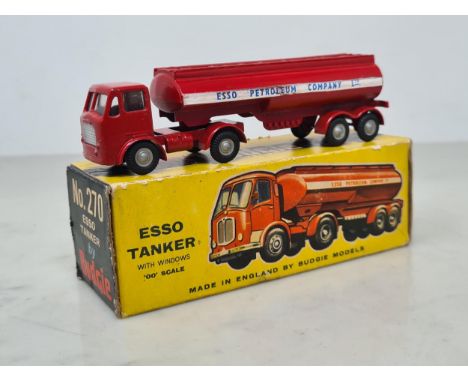 A boxed Budgie Models No.270 'Esso' Tanker, Ex, Box VG-Ex