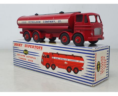 A boxed Dinky Supertoys No.943 Leyland Octopus 'Esso' Tanker, Nr M-M, box Nr perfect