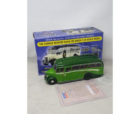 A boxed Original Classics 1:24 scale Bedford Duple OB Coach