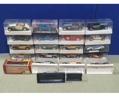 A box of boxed Solido diecast Models (some boxes A/F)