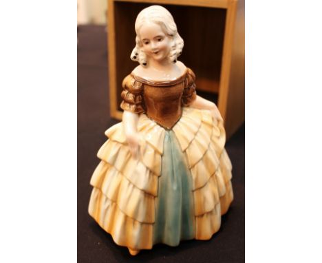 Ceramic continental lady figurine