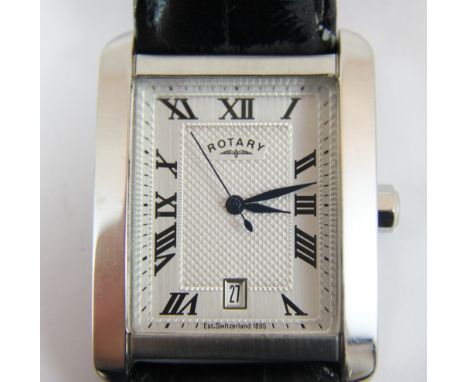 Gents Rotary watch on leather strap 