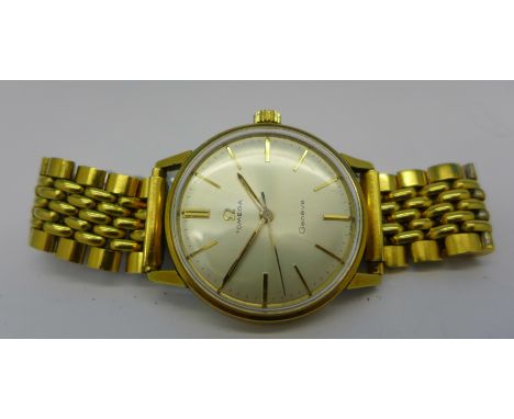 An Omega manual wind wristwatch