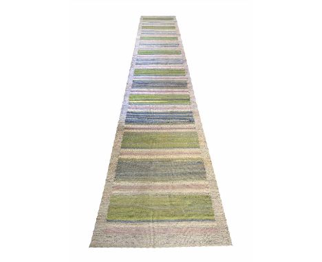 CONTEMPORARY KILIM RUNNER, 500cm x 83cm. 