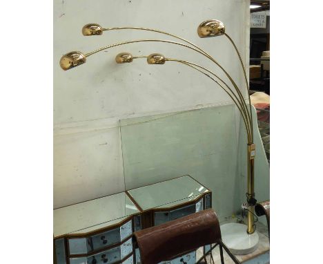 FLOOR LAMP, 1960's Italian style, 200cm H.