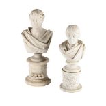 A MINTON PARIAN WARE BUST OF VICE ADMIRAL HORATIO NELSON, MID 19TH CENTURY