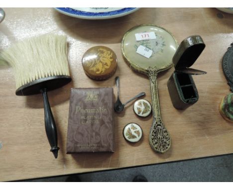 A Miscellaneous selection including vesta/striker, playing cards etc